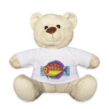 Poisson - Nounours - blanc - Devant