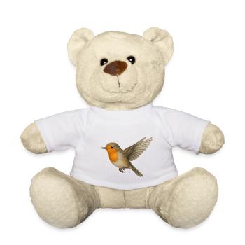 Chant de la forêt – tendre et réaliste - Nounours - blanc - Devant