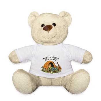 Campsite lifestyle - Teddy Bear - white - Front