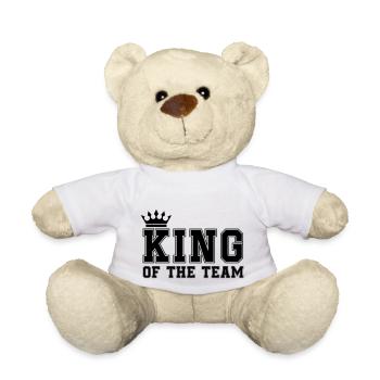 king of the team - Teddy - Weiß - Vorne