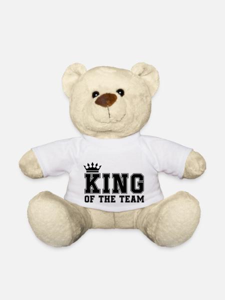king of the team - Teddy - Weiß