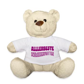 Allerbeste Schwiegermutter - Teddy - Weiß - Vorne