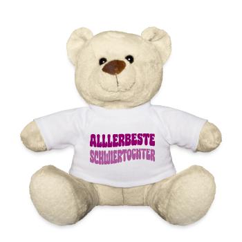 allerbeste schwiegertochter - Teddy - Weiß - Vorne