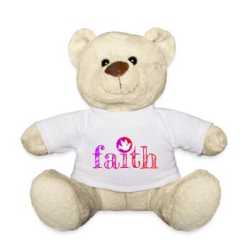 Faith - Teddy Bear - white - Front
