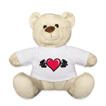 Amateur de gym - Nounours - blanc - Devant