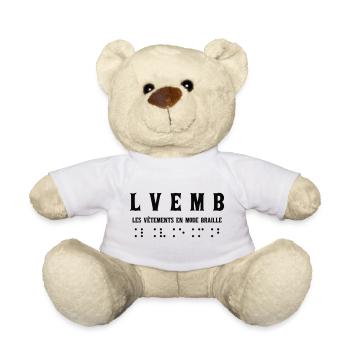 Elegante Braille-Mode für alle - Teddy - Weiß - Vorne