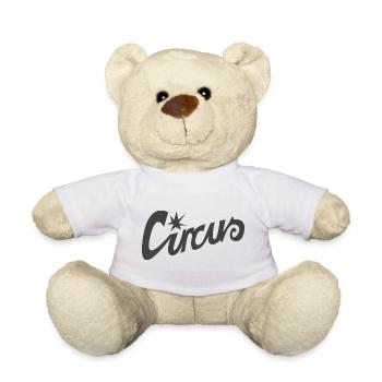 Lettrage « Circus » - Nounours - blanc - Devant