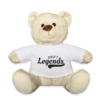 Drift Legends Retro - Teddy Bear - white - Front
