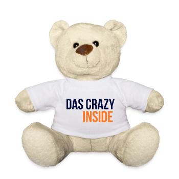 GIUDAN Youth Word 25 Collection: The Crazy Inside - Teddy Bear - white - Front