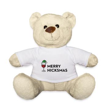 Merry Hicksmas – Ugly Xmas Anti Weihnachten - Teddy - Weiß - Vorne
