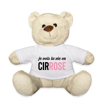 Ich sehe das Leben in der Zirrose - Teddy - Weiß - Vorne
