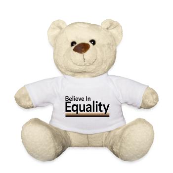 Déclaration de croyance en l’égalité Gleichberechtigung - Nounours - blanc - Devant