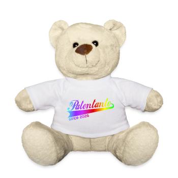 Marraine 2026, Sweat à capuche de la Marraine, Sac, T-shirt - Nounours - blanc - Devant