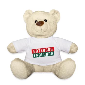 Göteborg Frölunda Farbblock-Logo - Teddy - Weiß - Vorne