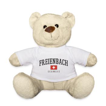 Freienbach Schweiz Emblem - Teddy - Weiß - Vorne