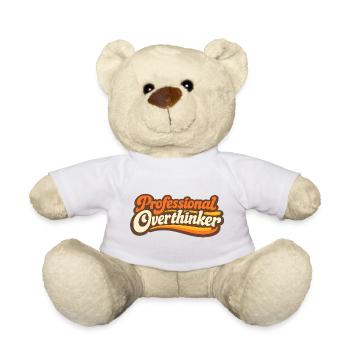 PROFESSIONAL OVERTHINKER Retro - Teddy - Weiß - Vorne