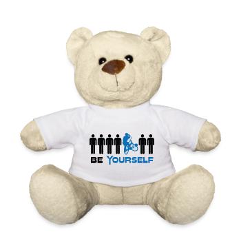 Radball, Cycleball, Hallenradsport - Teddy - Weiß - Vorne