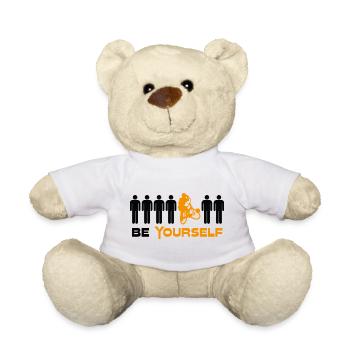 Radball, Cycleball, Hallenradsport - Teddy - Weiß - Vorne