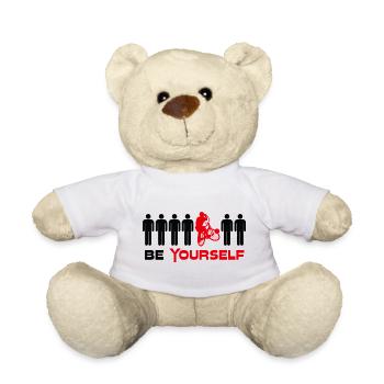 Radball, Cycleball, Hallenradsport - Teddy - Weiß - Vorne