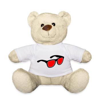 Sunglasses - Teddy Bear - white - Front