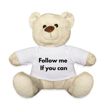 Follow me if you can - Nounours - blanc - Devant