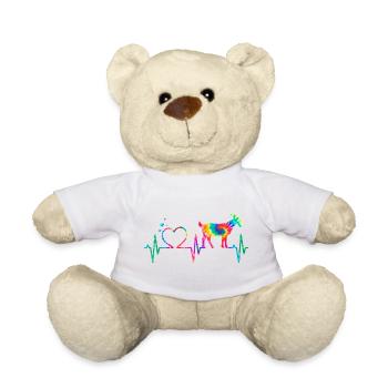 Regenbogenherzziege - Teddy - Weiß - Vorne