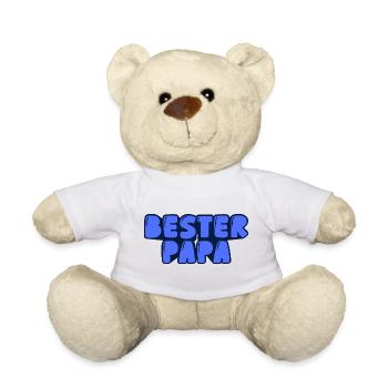 Bester Papa - Teddy - Weiß - Vorne