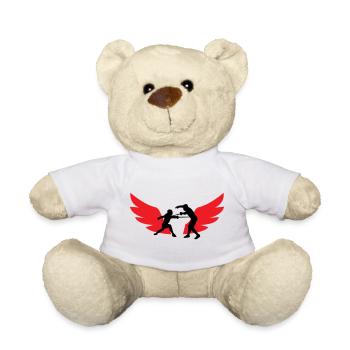 Escrimeur ailé : la vitesse du sabre et du fer - Nounours - blanc - Devant