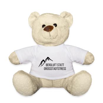 Bergluft Statt Großstadtdruck - Teddy - Weiß - Vorne