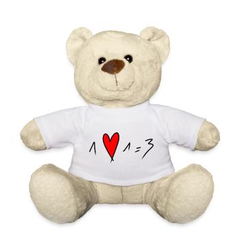 Schwangerschaftsankündigung - Teddy - Weiß - Vorne