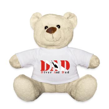 DAD - Teddy Bear - white - Front