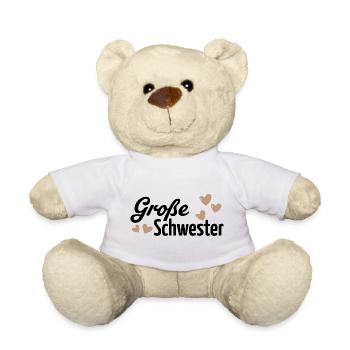 große Schwester - Teddy Bear - white - Front
