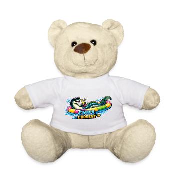 Chill Current Pool Party Illustration - Teddy Bear - white - Front
