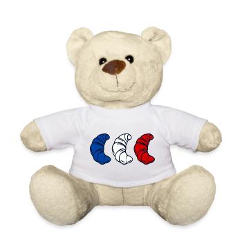Land Frankreich Croissants - Teddy - Weiß - Vorne