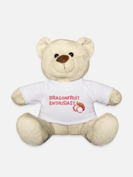 Dragon Fruit Enthusiast - Teddy Bear - white