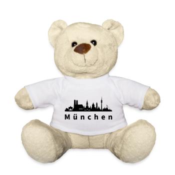 Skyline München - Teddy - Weiß - Vorne