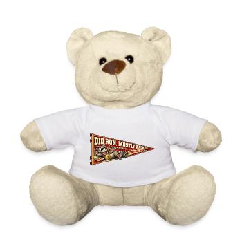 Ich bin gerannt, bin meistens spazieren gegangen – Laufender Humor - Teddy - Weiß - Vorne