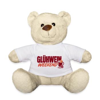 Glühwein Weekend mit Glühwein-Grafik - Teddy - Weiß - Vorne