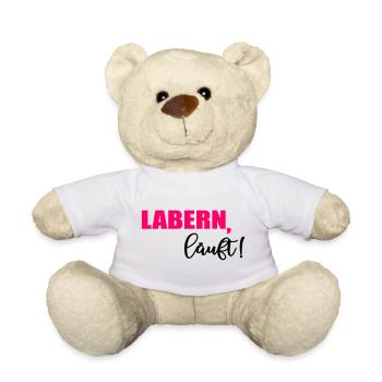 Labern Läuft - Teddy - Weiß - Vorne