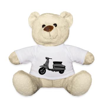 Motorroller Roller Blechroller - Teddy - Weiß - Vorne