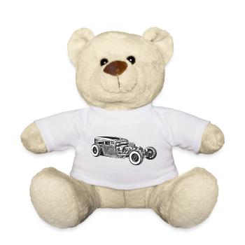 hotrod custom car - Teddy - Weiß - Vorne