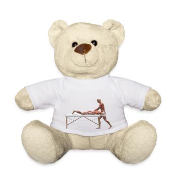 premier massage de premiers soins thérapie aide therapie7 - Nounours - blanc - Devant
