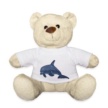 My pet friend the dolphin bottlenose sea creatures - Teddy Bear - white - Front