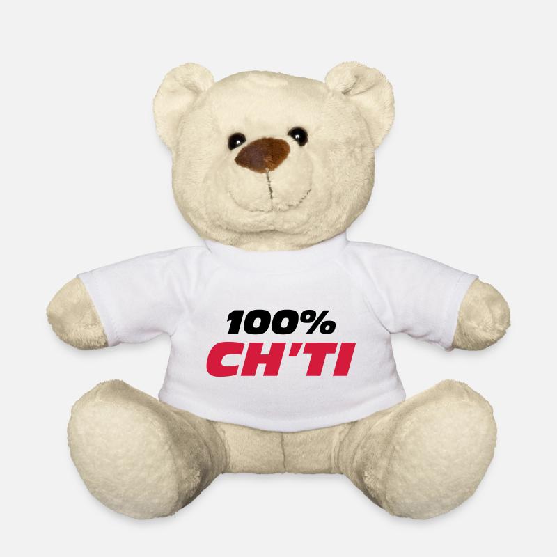 100% Ch'ti - Nounours - blanc