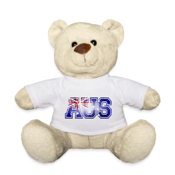 FROM Australia - Teddy Bear - white - Front