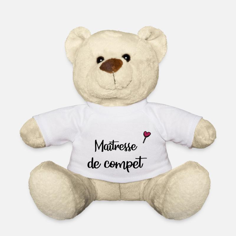 Maîtresse de compet - Nounours - blanc