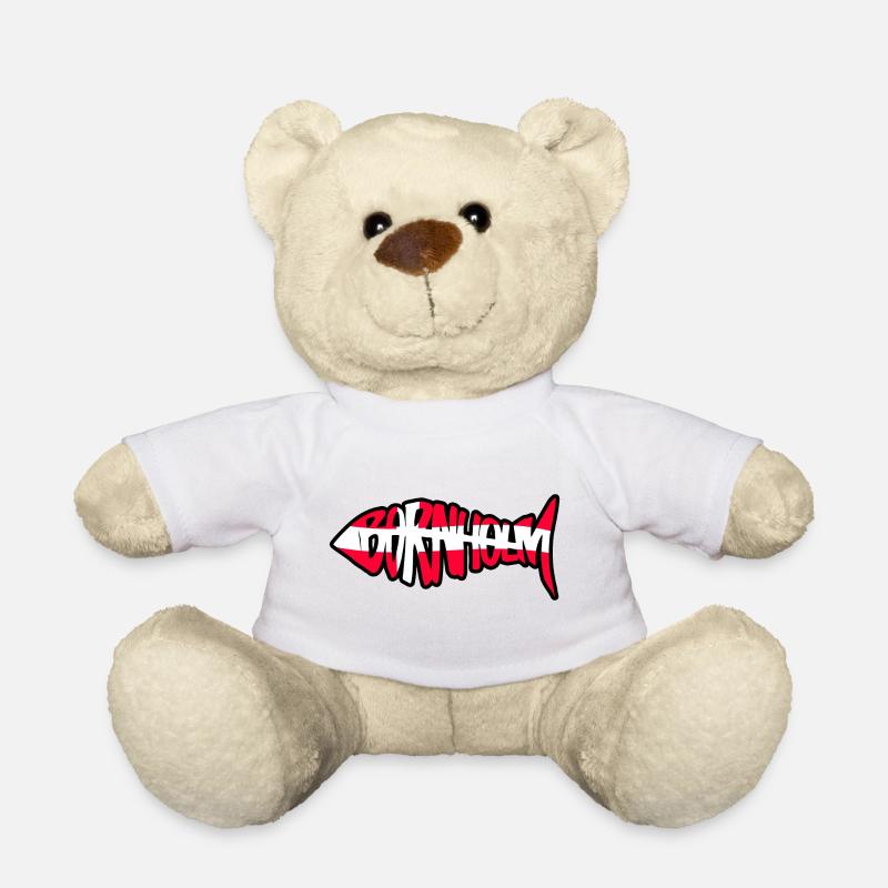 Bornholm Fisch - Teddy - Weiß