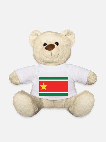 T-shirt drapeau guadeloupe - Nounours - blanc