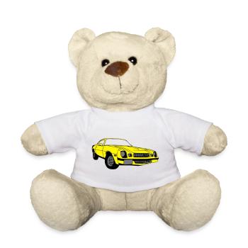 CamaroV8,Muscle-Car,Werkstatt,Garage,Auto,(25) - Teddy - Weiß - Vorne