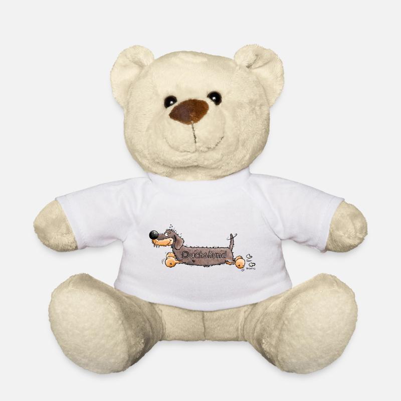 Niedlicher Dackel - Teddy - Weiß